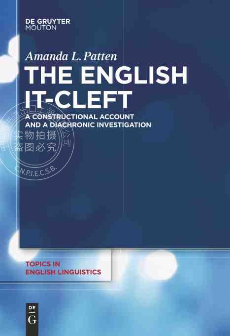 【预售 按需印刷】 The English it Cleft