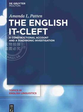 【预售 按需印刷】 The English it Cleft