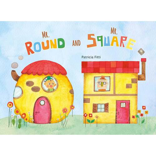 圆先生与方先生 儿童幽默故事绘本 帕特里夏·菲蒂 Patricia Fitti 英文原版 Mr. Round and Mr. Square 4-9岁