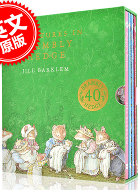 野蔷薇村的冒险故事 40周年盒装纪念版 儿童绘本故事 英文原版 Adventures in Brambly Hedge 巴克莲 亲子阅读