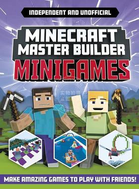 现货 建筑大师：我的世界小游戏攻略 游戏周边书 英文原版 Master Builder Minecraft Minigames (Independent & Unofficial)