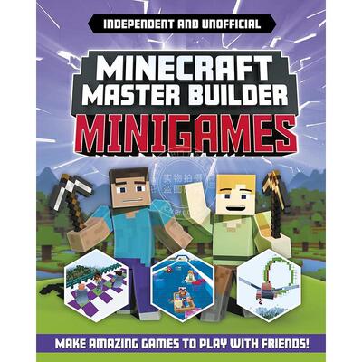 现货 建筑大师：我的世界小游戏攻略 游戏周边书 英文原版 Master Builder Minecraft Minigames (Independent & Unofficial)