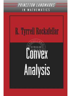 【满299送PUP新年台历】 Convex Analysis 英文原版  普林斯顿