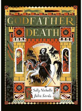 现货 死神教父 格林童话 Julia Sarda 插画绘本 Sally Nicholls 英文原版 Godfather Death 7-12岁