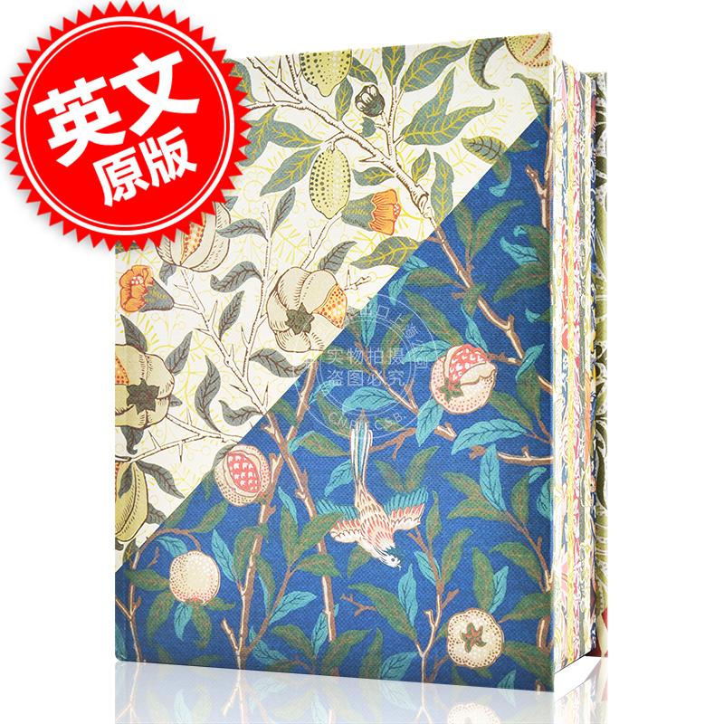 威廉莫里斯明信片 英文原版 William Morris: 100 Postcards 英国设计师 布料花纹设计 明信片周边