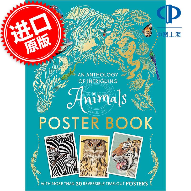 现货 DK有趣动物集海报书儿童科普读物英文原版 An Anthology of Intriguing Animals Poster Book 7+