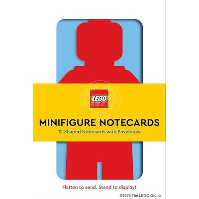 现货 乐高人仔便签卡：12张造型便签卡附带信封 英文原版 LEGO Minifigure Notecards: 12 Shaped Notecards with Envelopes