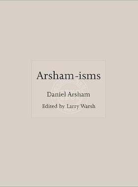 现货 现货 Arsham-isms《阿尔沙姆语录集》