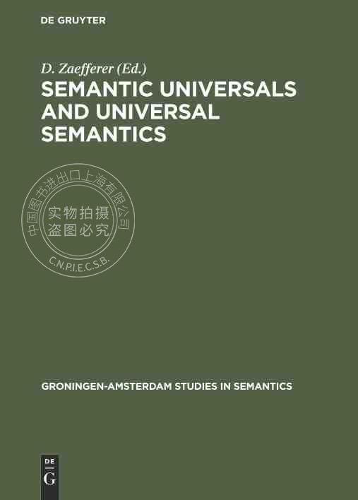 【预售 按需印刷】 Semantic Universals and Universal Semantics
