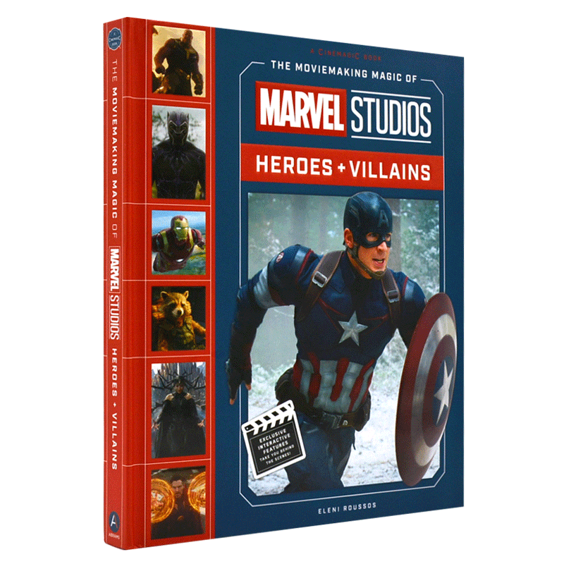 现货 漫威影业幕后制作魔法:英雄与反派 英文原版 Moviemaking Magic of Marvel Studios 钢铁侠 漫威电影宇宙角色 复仇者联盟