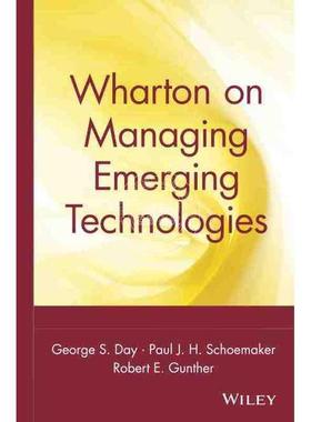 【预售 按需印刷】 沃顿商学院论新兴技术管理Wharton On Managing Emerging Technologies