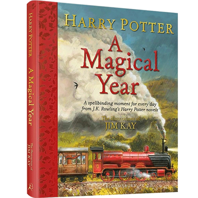 现货 哈利波特-神奇的一年 A Magical Year 吉姆·凯艺术插画作品集 英文原版 JK罗琳 精装礼物书周边 青少年读物