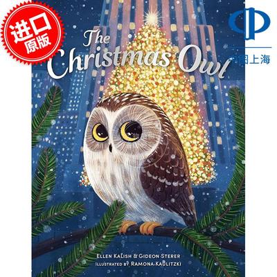 现货 圣诞猫头鹰 儿童图画故事绘本 英国安徒生出版社 Gideon Sterer 吉迪恩·斯特勒 英文原版 The Christmas Owl 3-5岁