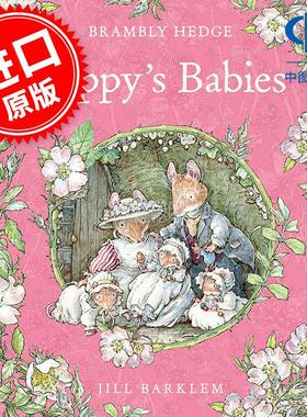 野蔷薇村的故事 波比的宝宝 儿童绘本故事 Jill Barklem 英文原版 Brambly Hedge: Poppy's Babies 巴克莲 亲子阅读 3-6岁