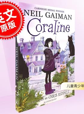 现货 英文原版 鬼妈妈 卡罗琳 Coraline 尼尔·盖曼 Neil Gaiman 儿童青少年读物惊悚奇幻幻想小说 坟场之书姊妹篇