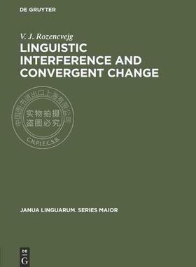 【预售 按需印刷】 Linguistic Interference and Convergent Change
