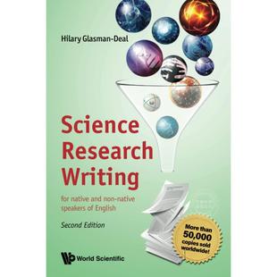 【预售 按需印刷】科研写作 适用于非英语母语人员 第二版 Science Research Writing 英文原版 STEMM学术写作 教材 论文格式