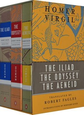 Iliad, Odyssey, and Aeneid Box Set伊利亚特、奥德赛、埃涅阿斯纪套装 企鹅经典毛边版 Robert Fagles译本
