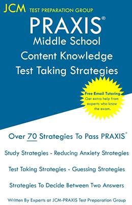 【预售 按需印刷】PRAXIS Middle School Content Knowledge - Test Taking Strategies