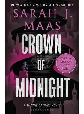 现货 玻璃王座2 午夜之冠 莎拉·J·马斯 Sarah J. Maas 奇幻小说 英文原版 Crown of Midnight