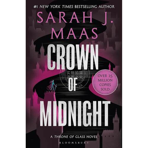 现货 玻璃王座2 午夜之冠 莎拉·J·马斯 Sarah J. Maas 奇幻小说 英文原版 Crown of Midnight