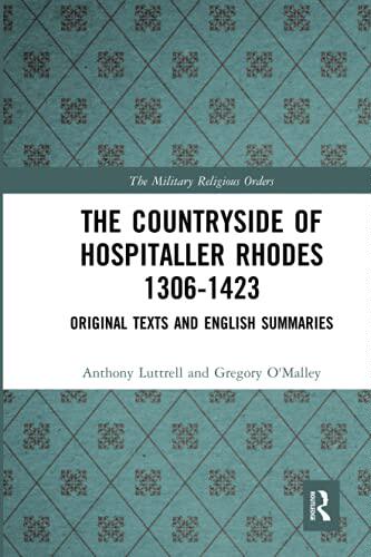 预售 按需印刷 The Countryside Of Hospitaller Rhodes 1306 1423
