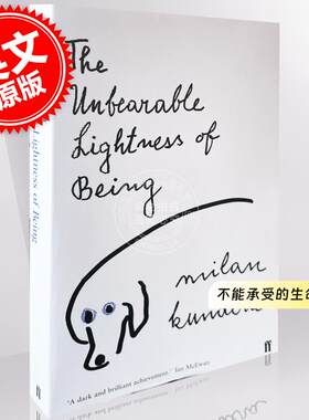 预售 不能承受的生命之轻 米兰昆德拉 Milan Kundera 英文原版 The Unbearable Lightness of Being 存在主义文学经典