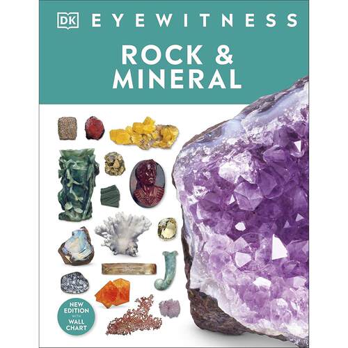 DK目击者系列：岩石与矿物 儿童科普绘本 英文原版 Rock and Mineral 6-9岁