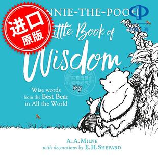 小熊维尼 智慧小书 儿童绘本故事书 米尔恩 英文原版 Winnie-the-Pooh: Little Book Of Wisdom 5-9岁
