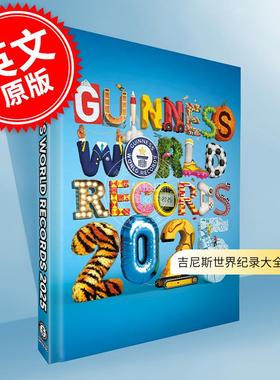 现货 吉尼斯世界纪录大全2025 英文原版 Guinness World Records 2025 千奇百怪纪录大全 7+岁