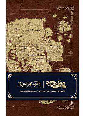 现货 RuneScape 精装笔记本横线 游戏周边 英文原版 RuneScape Hardcover Journal