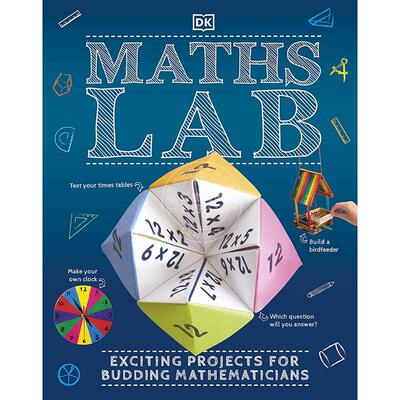 现货 数学实验室 数学家萌芽期的精彩项目 DK出版社 英文原版 Maths Lab: Exciting Projects for Budding Mathematicians 9-12岁