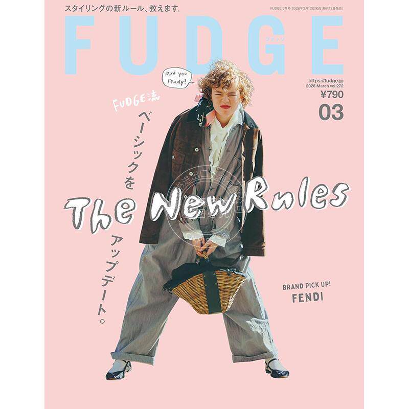 现货 进口日文 FUDGE ファッジ 2026年3月号 时尚杂志