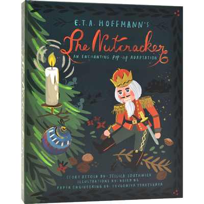 现货 胡桃夹子精装互动立体书 经典童话故事绘本 英文原版 The Nutcracker:An Enchanting Pop-Up 3-8岁儿童阅读兴趣培养