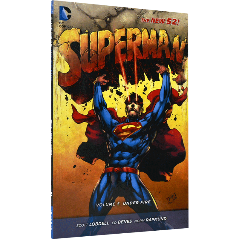 现货 超人 战火之下 英文原版 SUPERMAN VOL. 5 under fire DC漫画 新52系列