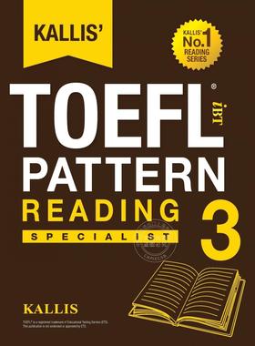 现货 按需印刷 Kallis' TOEFL iBT Pattern Reading 3