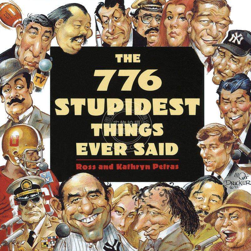 预售 The 776 Stupidest Things Ever Said 企鹅兰登 按需印刷