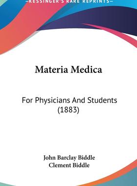 【预售 按需印刷】 Materia Medica