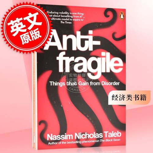 现货 反脆弱 学习从无序和不确定性中获益 英文原版 Antifragile Things That Gain from Disorder 纳西姆尼古拉斯塔勒布