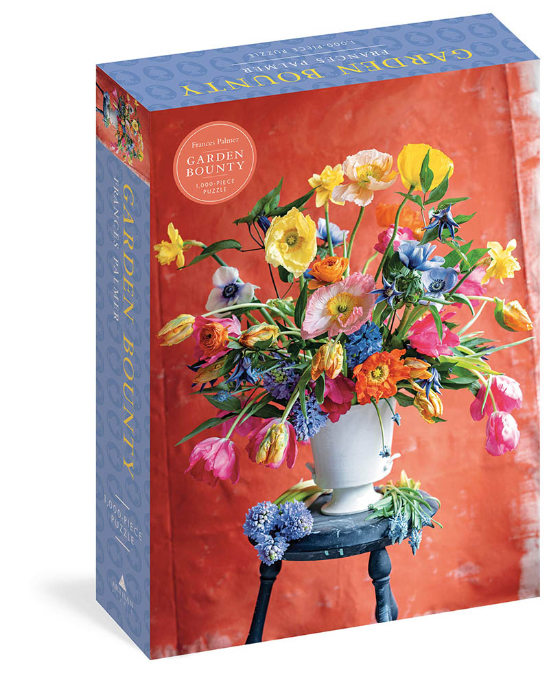 现货 赏花 1000片艺术拼图生日礼物 英文原版 Garden Bounty 1,000-Piece Puzzle