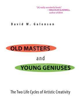 现货 按需印刷 Old Masters and Young Geniuses老大师与青年天才：艺术创造力的两个生命周期 英文原版