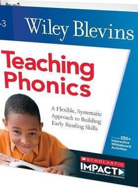 现货 按需印刷 Teaching Phonics : A Flexible, Systematic Approach to Building Early Reading Skills