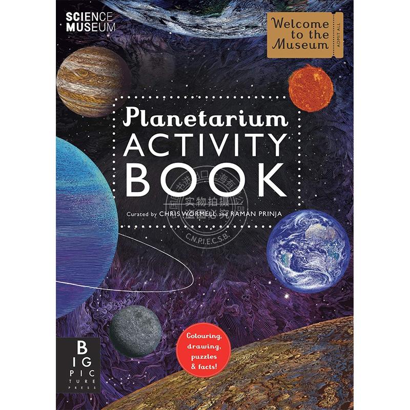 欢迎来到博物馆系列 天文博物馆互动书 英文原版 Planetarium Activity Book