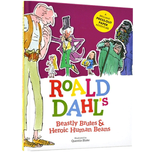 现货 罗德达尔的野兽和英雄豆 趣味动手绘本 英文原版 ROALD DAHL'S BEASTLY BRUTES 查理与巧克力工厂 圆梦巨人 经典人物