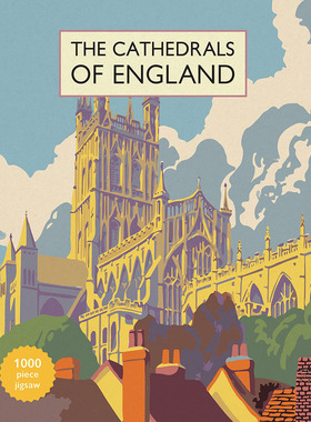 布莱恩·库克的英格兰大教堂1000片拼图 原版进口 Brian Cook's Cathedrals of England Jigsaw Puzzle : 1000-piece jigsaw puzzl