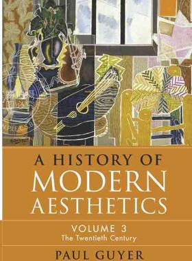 【预售 按需印刷】 A History of Modern Aesthetics