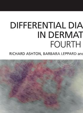 【预售 按需印刷】 按需印刷Differential Diagnosis in Dermatology