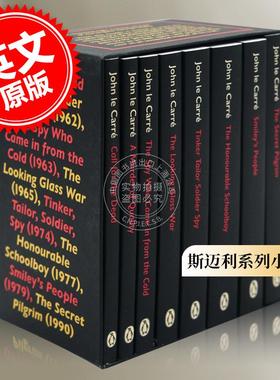斯迈利系列小说集 间谍小说 约翰勒卡雷英文原版 The Smiley Collection Boxset 锅匠，裁缝，士兵，间谍