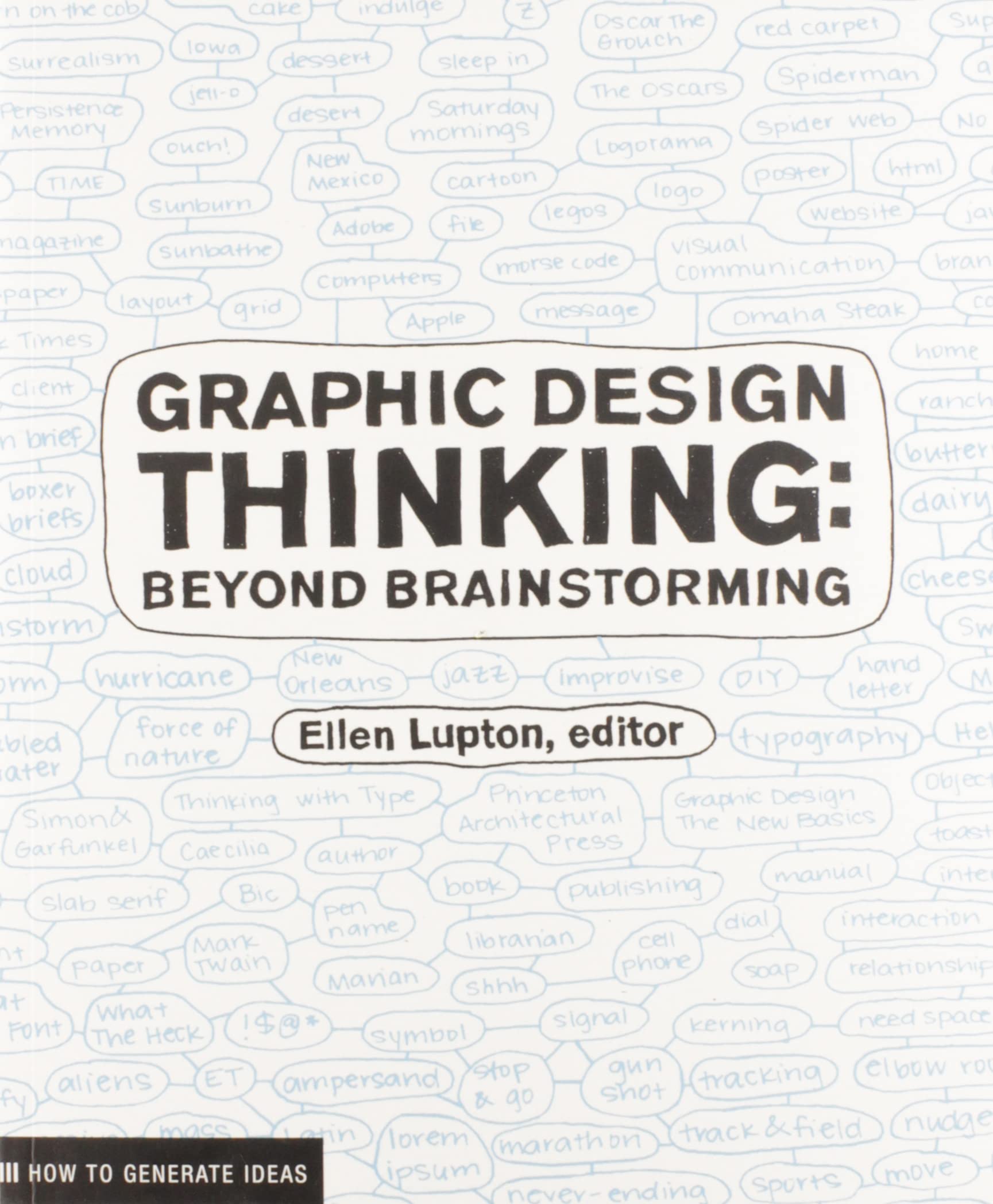 英文原版 Graphic Design Thinking: Beyond Brainstorming