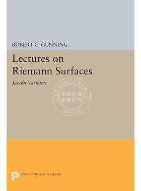 【预售 按需印刷】 Lectures on Riemann Surfaces黎曼曲面讲座：雅可比种类 英文原版普林斯顿